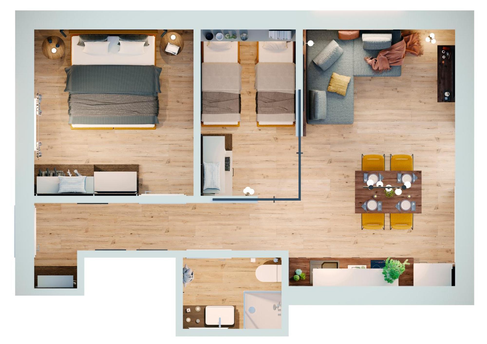 Appartements Panorama Фие Экстерьер фото
